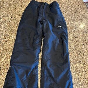 Youth Medium (8/10) Black Snow Pants